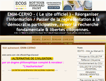 Tablet Screenshot of enim-cerno.com